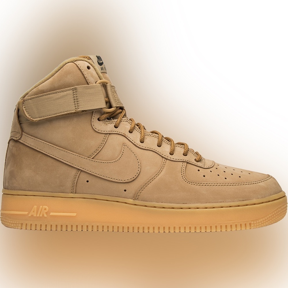 Nike Air Force 1 High ’07 LV8 WB Flax Wheat Sneakers 807617-200 Size 5.5